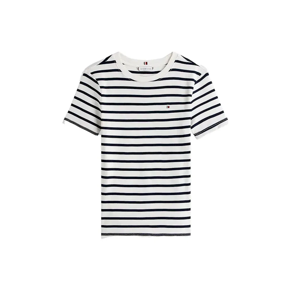 Женская футболка с коротким рукавом Slim Cody Tommy hilfiger, White — фото 3