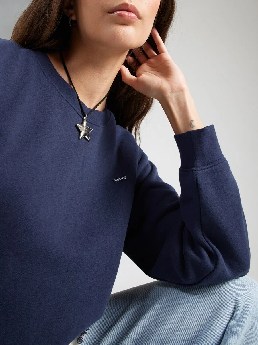 Толстовка LEVI'S 'Everyday Sweatshirt' темно-синего цвета — фото 2