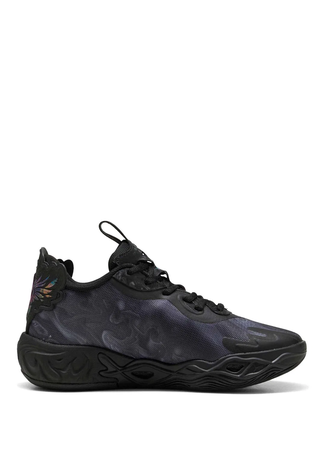 Кроссовки баскетбольные Puma MB.04 Lo Team, PUMA Black-Dark Amethyst
