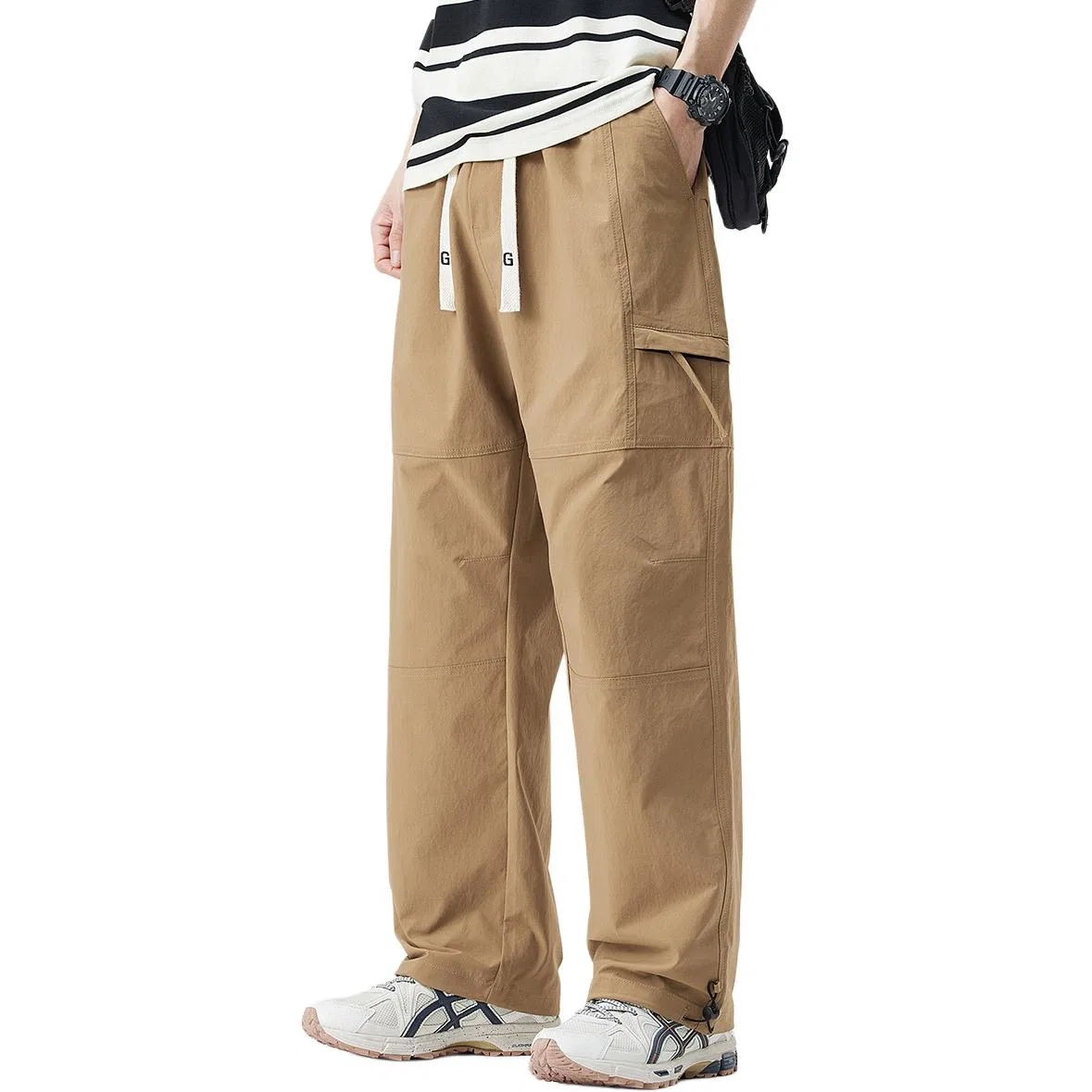Детские повседневные брюки карго Tonlion, Dark Khaki