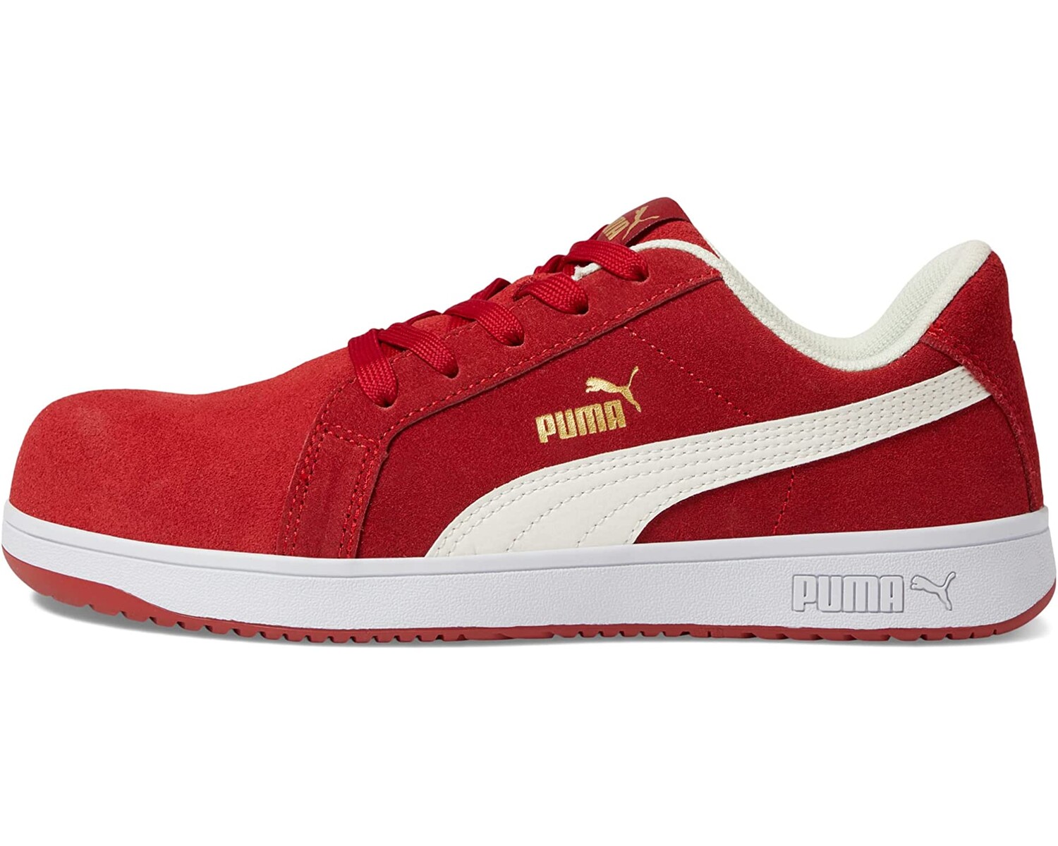 Кроссовки Puma Iconic Suede Low Safety, красный