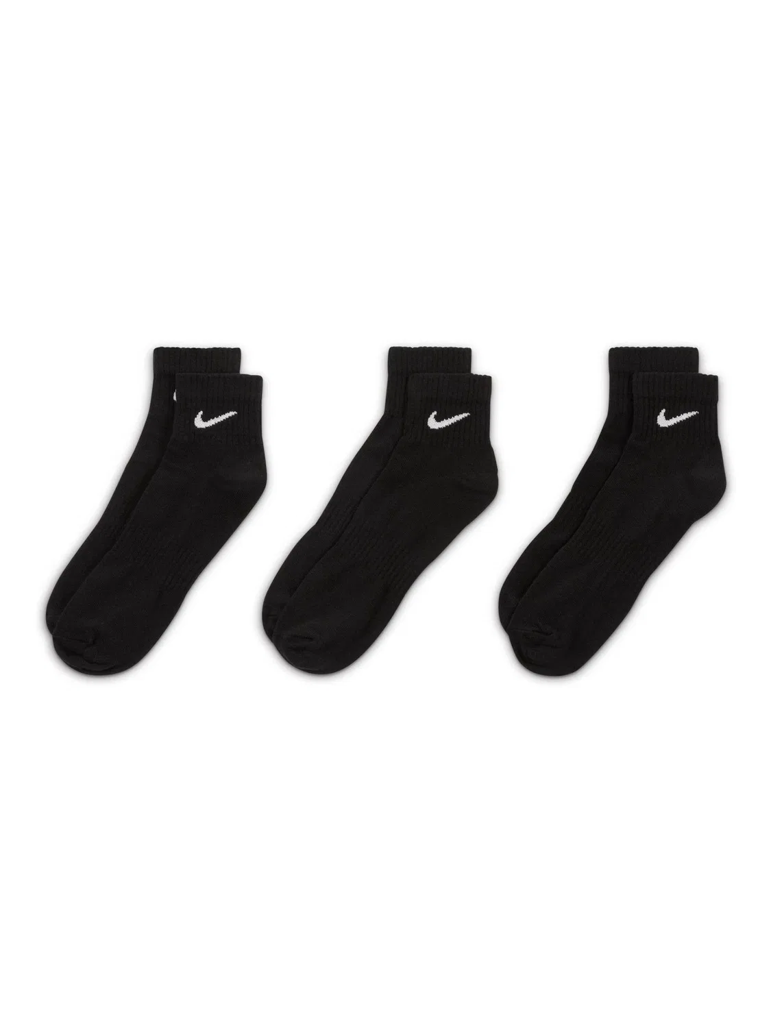 Носки Nike Everyday Lightweight, 3 пары, черный — фото 2