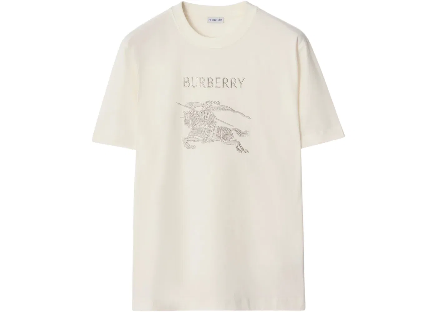 Мужская футболка с логотипом Seth Knight Burberry, Chalk
