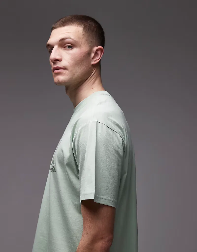 Футболка Levi's с графическим изображением логотипа в стиле вестерн, зеленого — фото 4