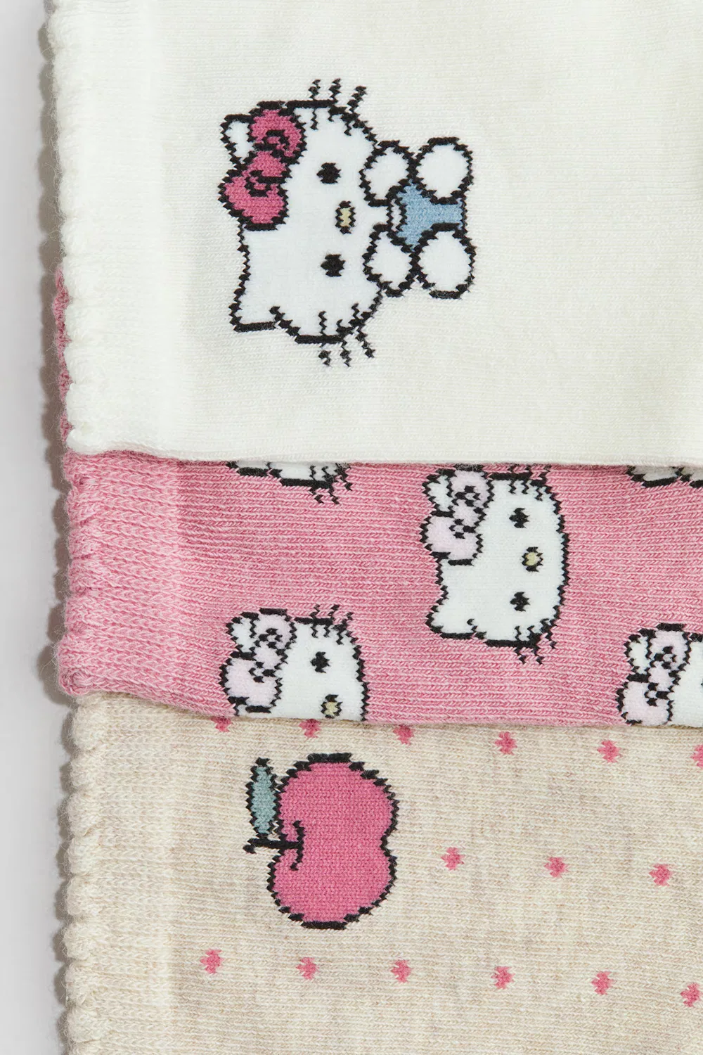 Набор из 5 носков с рисунком H&M, Rosa/Hello Kitty — фото 3