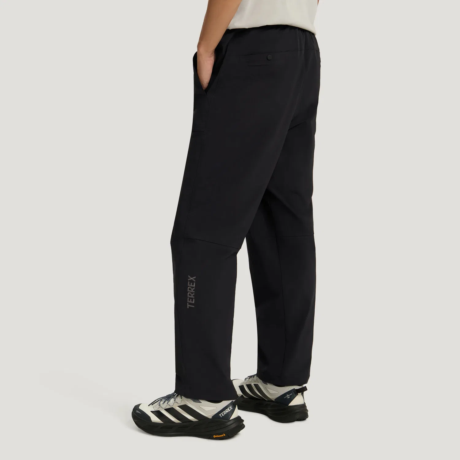 Мужские спортивные штаны прямого кроя Terrex Sports Pants Adidas, черный — фото 4