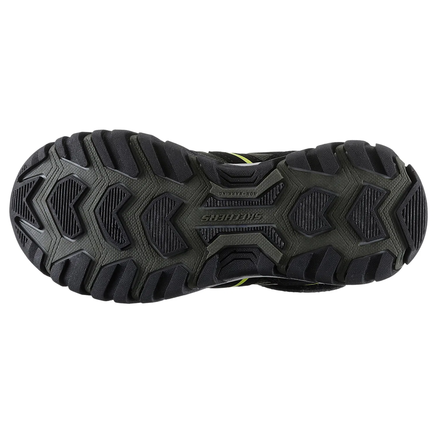 Детские зимние ботинки с флисовой подкладкой Skechers, Black Olive — фото 4