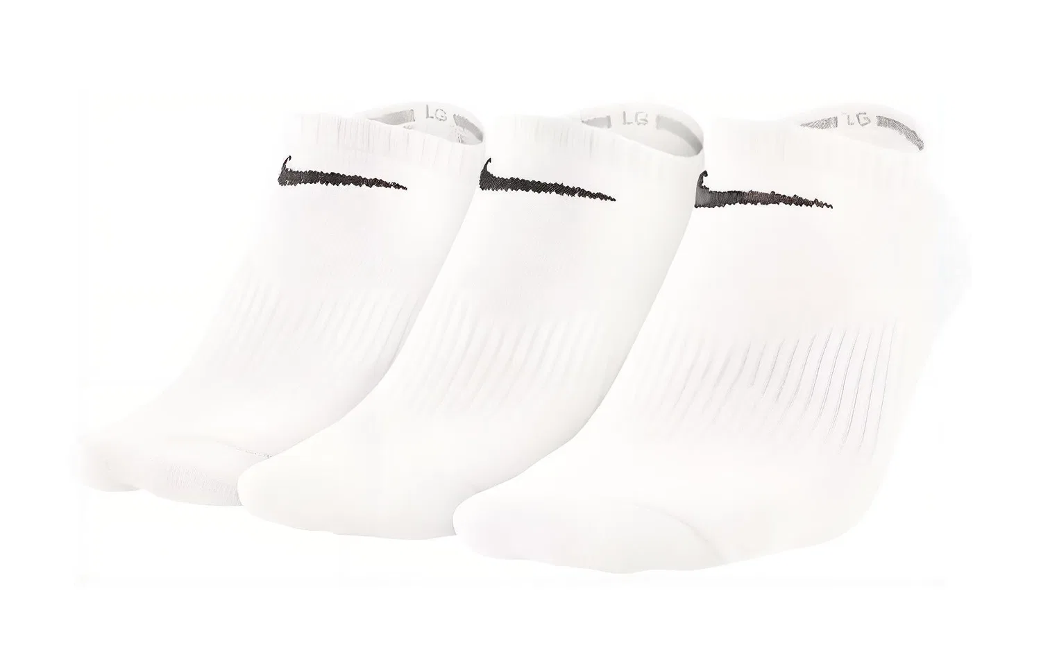 Носки Nike Unisex Ankle Socks, 3 пары, белые