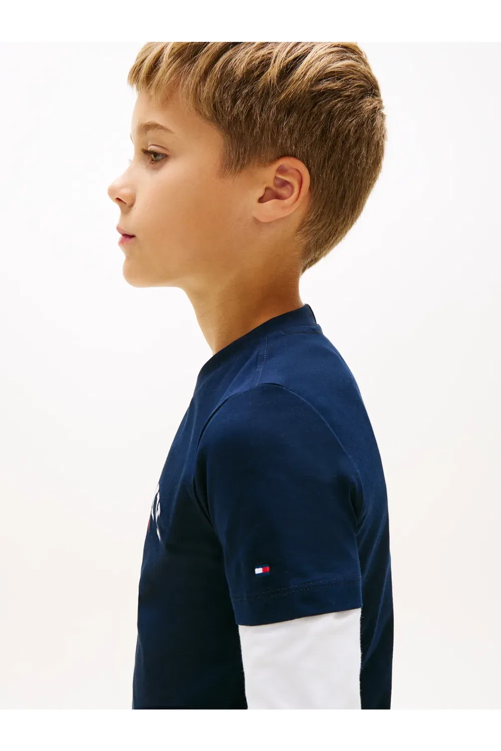 Футболка с монограммой Tommy Hilfiger, Navy — фото 3