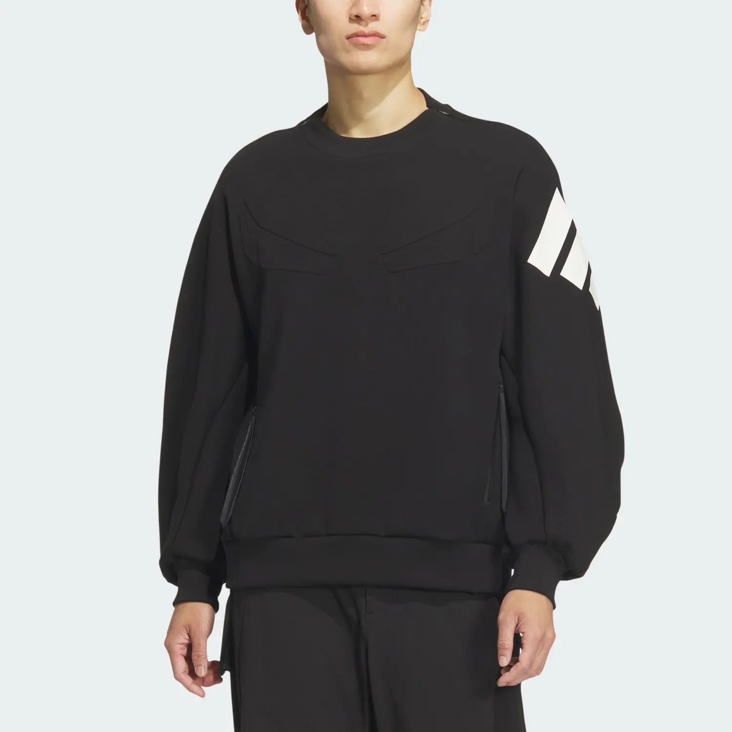 ФУТУРА СТАЙЛ ПРЕ Коллекция FW24 Свитшот Мужской Черный Adidas — фото 3