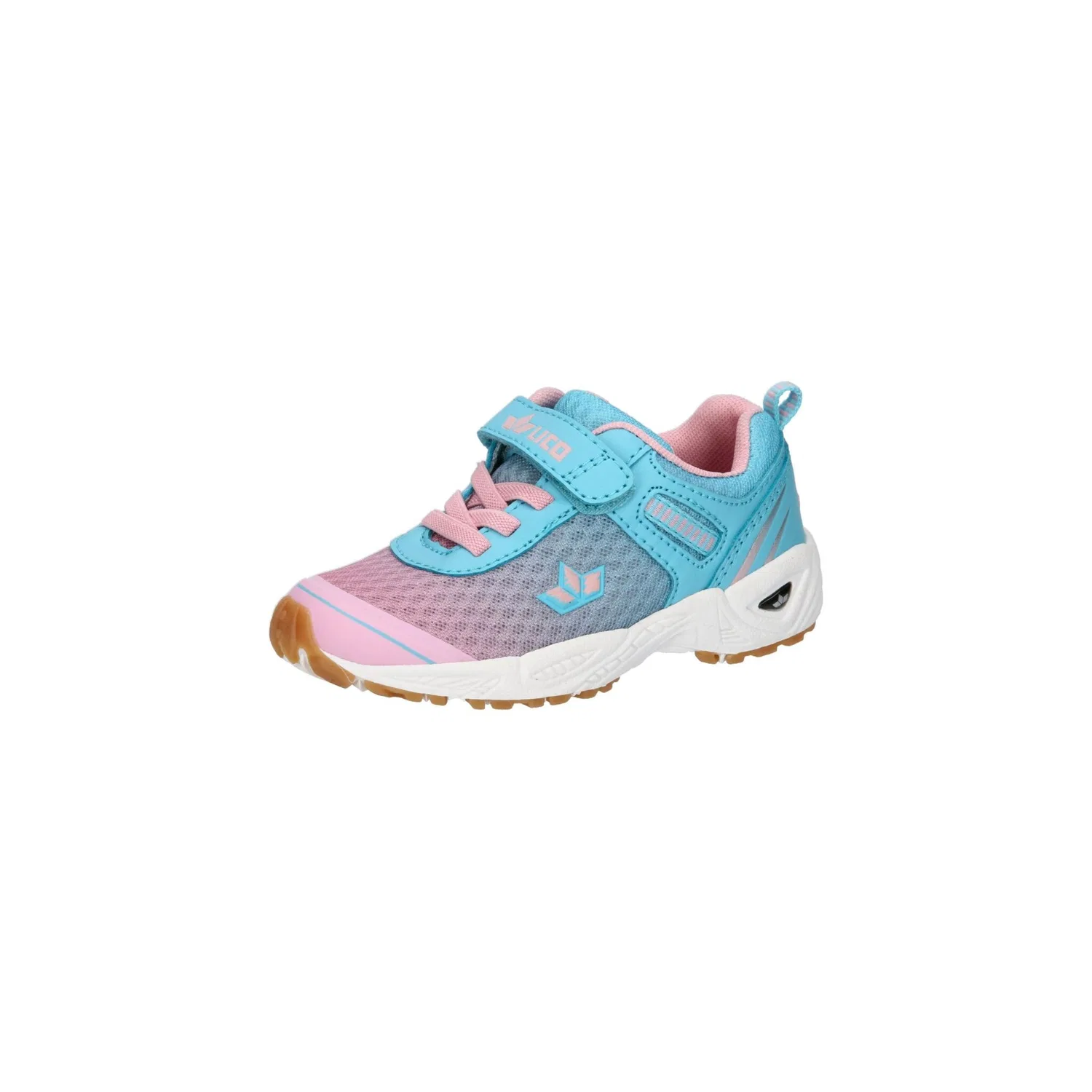 Детские спортивные кроссовки с кожаными вставками Lico, Pink