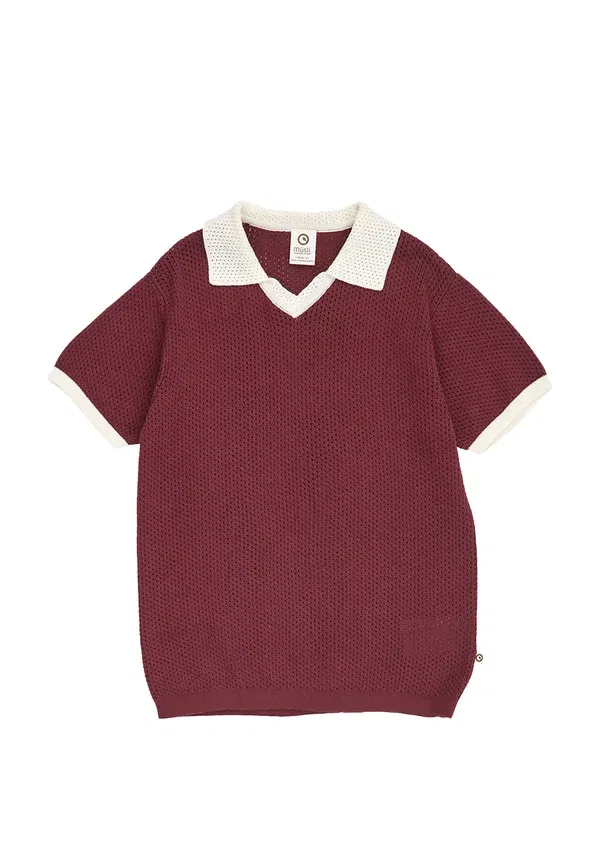 Футболка поло хлопковая Polo Shirt Musli By Green Cotton, russet