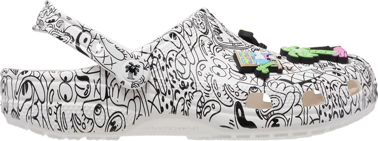 

Кроссовки Steven Harrington x Classic Clog Quickstrike - White Black, белый