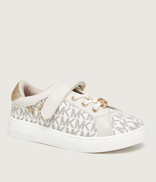 Детские кроссовки для девочек из искусственной кожи Jem Raine Star PS Michael Kors Kids, белый