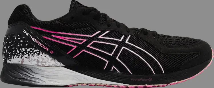 

Лимитированные кроссовки tartheredge 2 'wuxi marathon - black pink glow' Asics, черный