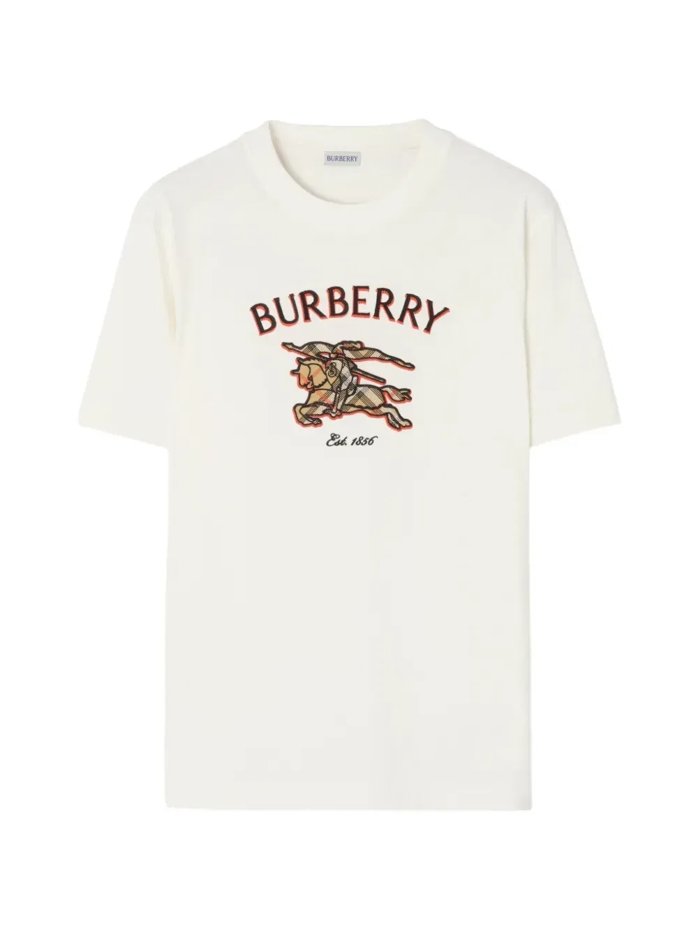 Футболка Knight с круглым вырезом BURBERRY, бежевый