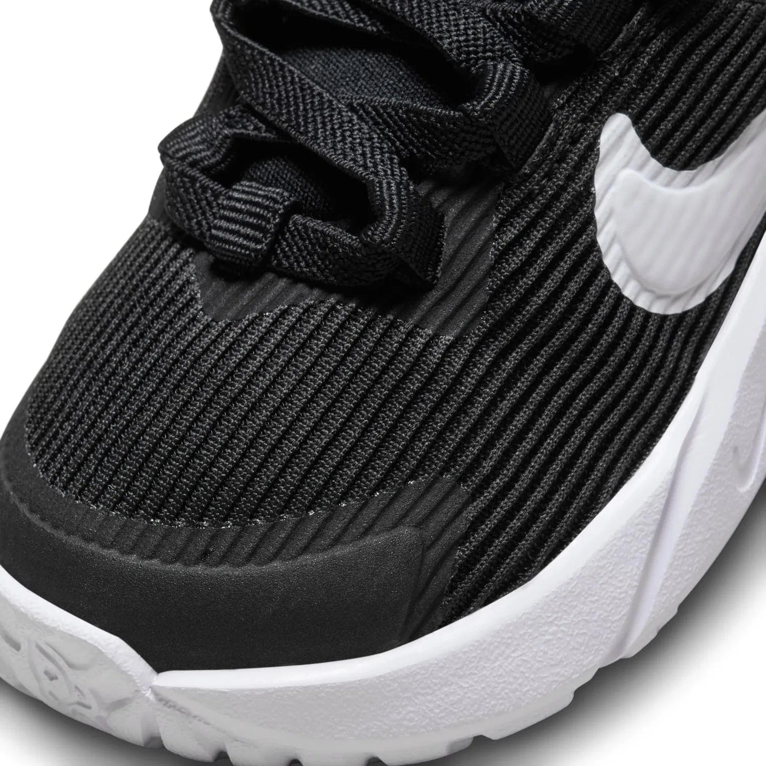 Детские кроссовки для мальчиков с шнуровкой NIKE Star Runner 4 NN NIKE, Black White Anthracite — фото 2