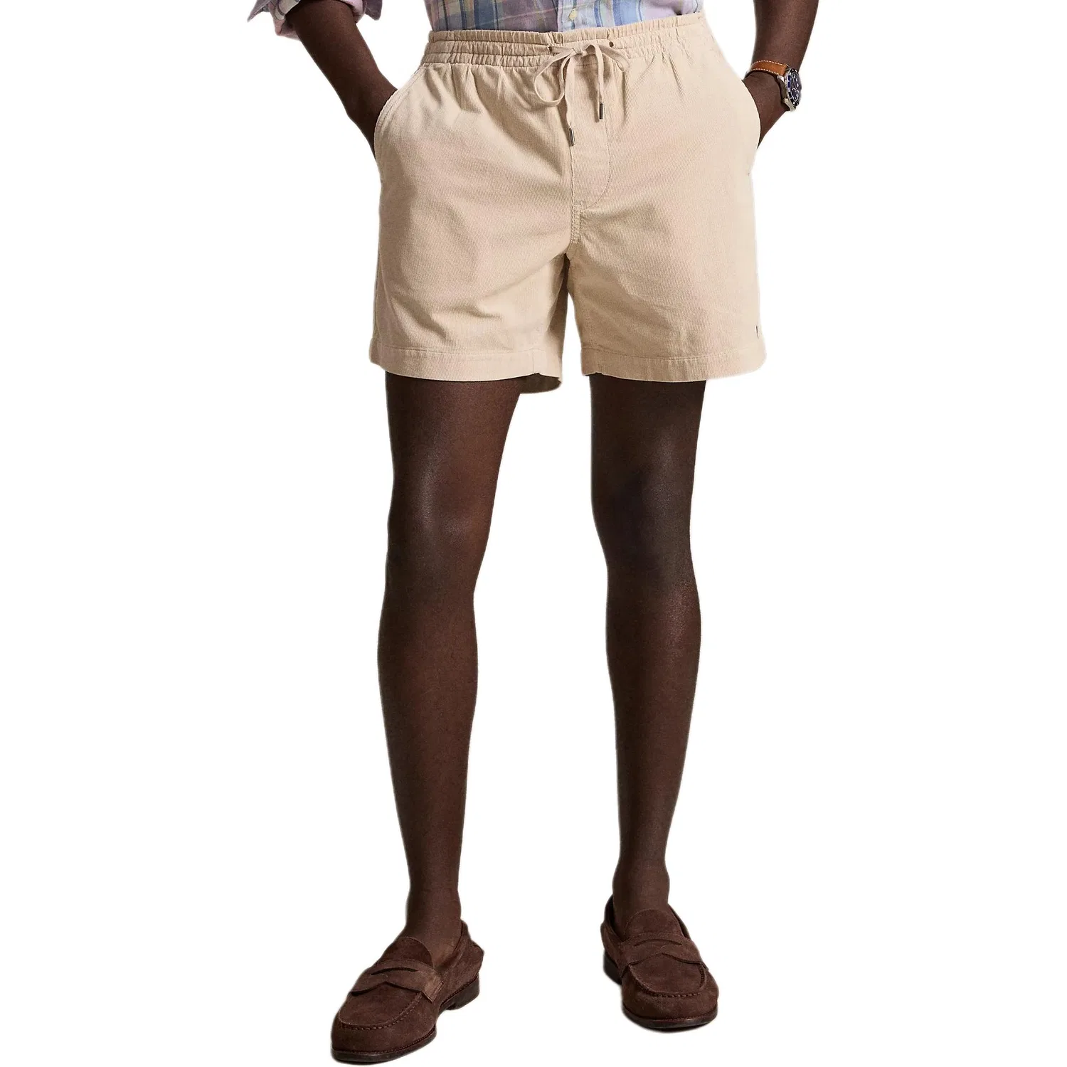 Мужские шорты повседневные классические Polo Ralph Lauren, Khaki — фото 3