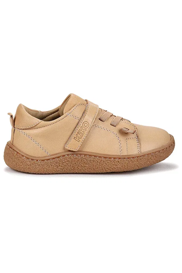 Детские кеды для девочек без застежки Arad Kiko Kids, Light Tan — фото 4