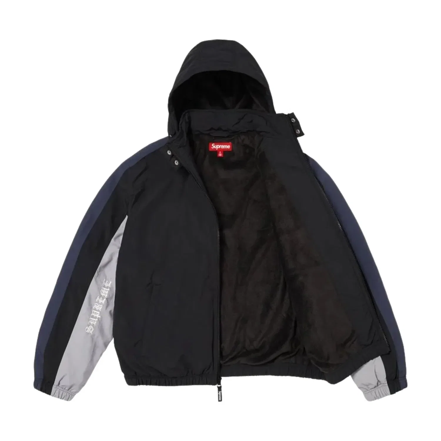 Мужская куртка FW26 AOI Fleece Lined Track Jacket 'Black' Supreme, черный — фото 4