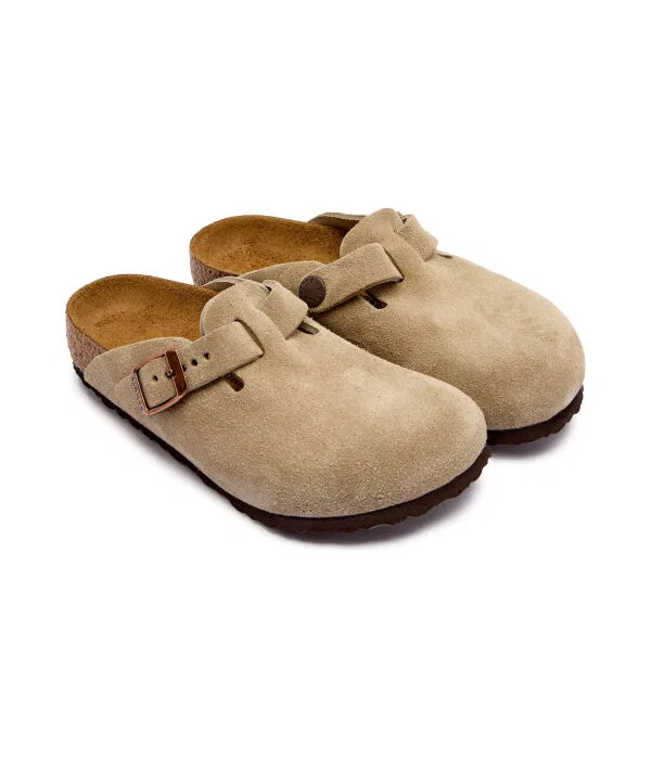 Детские сандалии-мюли Birkenstock Boston LEVE, бежевый — фото 2