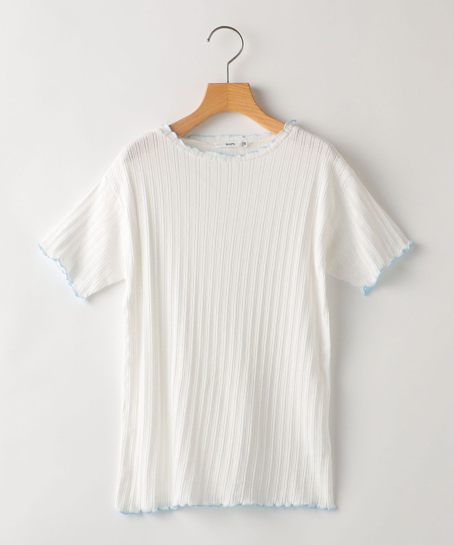 Детская футболка с коротким рукавом SHIPS KIDS: 140-150 см / Mellow, Off white
