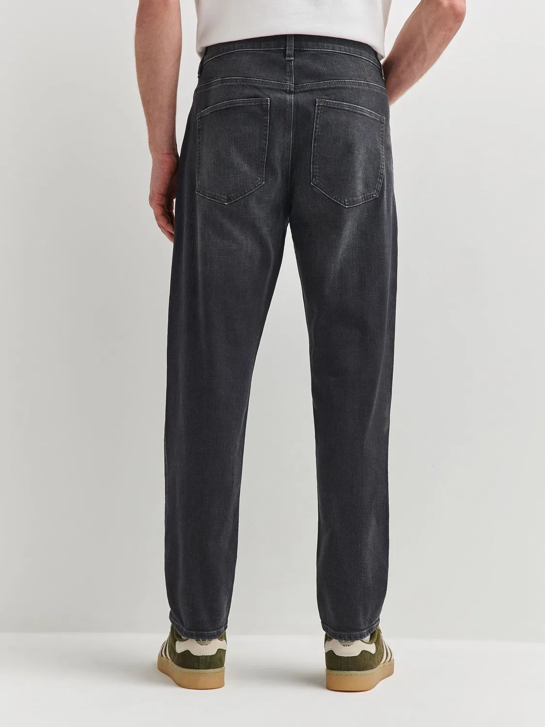 Джинсы классические Slim Fit, модель Classic Stretch Next, черный — фото 3
