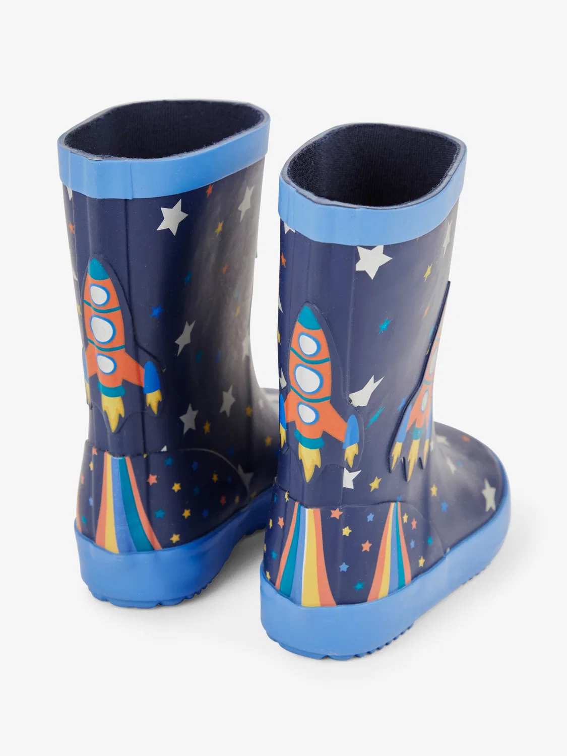 Резиновые сапоги Digger Wellies Jojo Maman Bébé, темно-синие — фото 2
