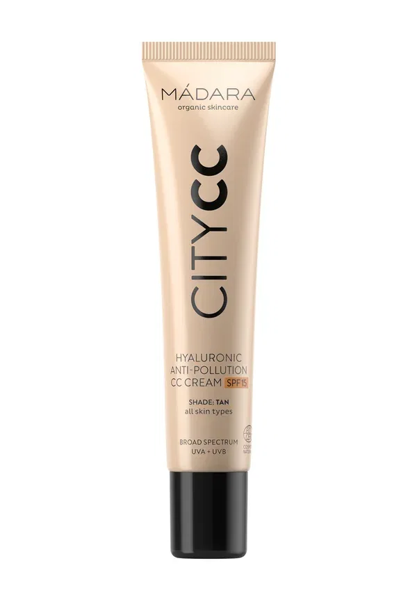 CC-крем с гиалуроновой кислотой Citycc hyaluranti-pollution spf15 Madara Tan 40 мл MáDara, цвет tan
