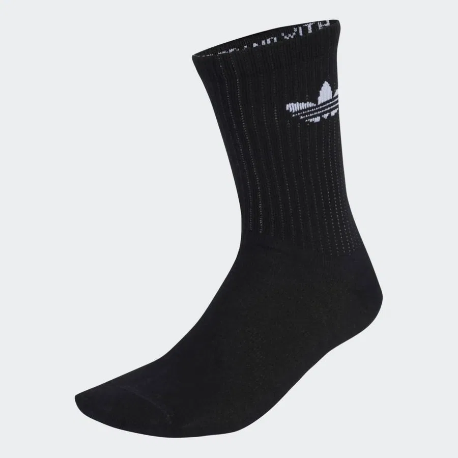 Носки спортивные с отражающими полосами Originals JX5222 adidas, Черно-серебристый