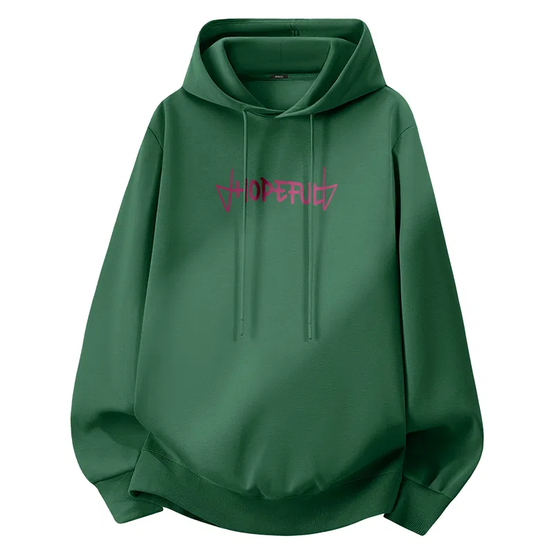 Детское худи с капюшоном MINISO, Cotton Air Layer Forest Green (B Active Hope Center Logo)