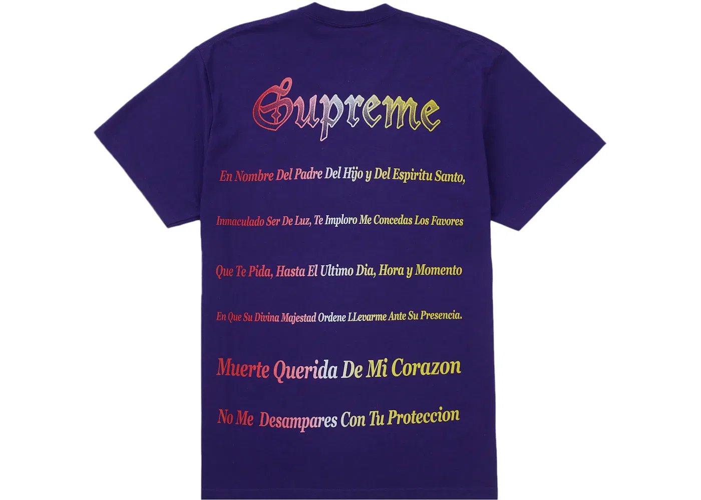 Мужская футболка Supreme Grim Reaper Tee Purple, Purple — фото 2