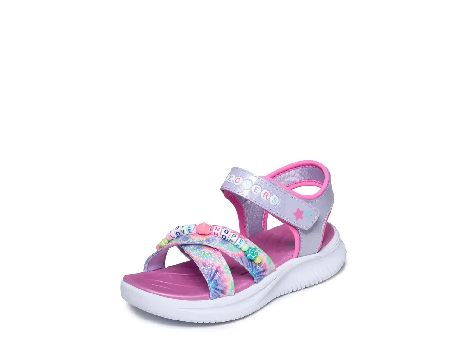 Сандалии Tie Dye BFFs, Skechers, розовый — фото 2