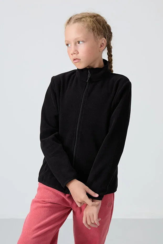 Детские свитшот для девочек с длинным рукавом Tommy Life, Black-Gb Continues — фото 4