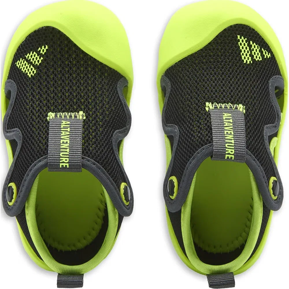 Детские водные туфли Altaventure для малышей Adidas, Black/Lime — фото 4