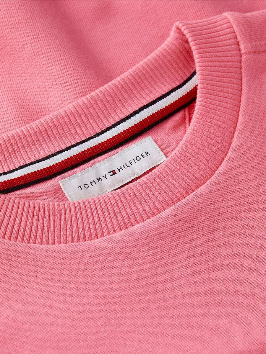 Толстовка TOMMY HILFIGER светло-розового цвета — фото 4