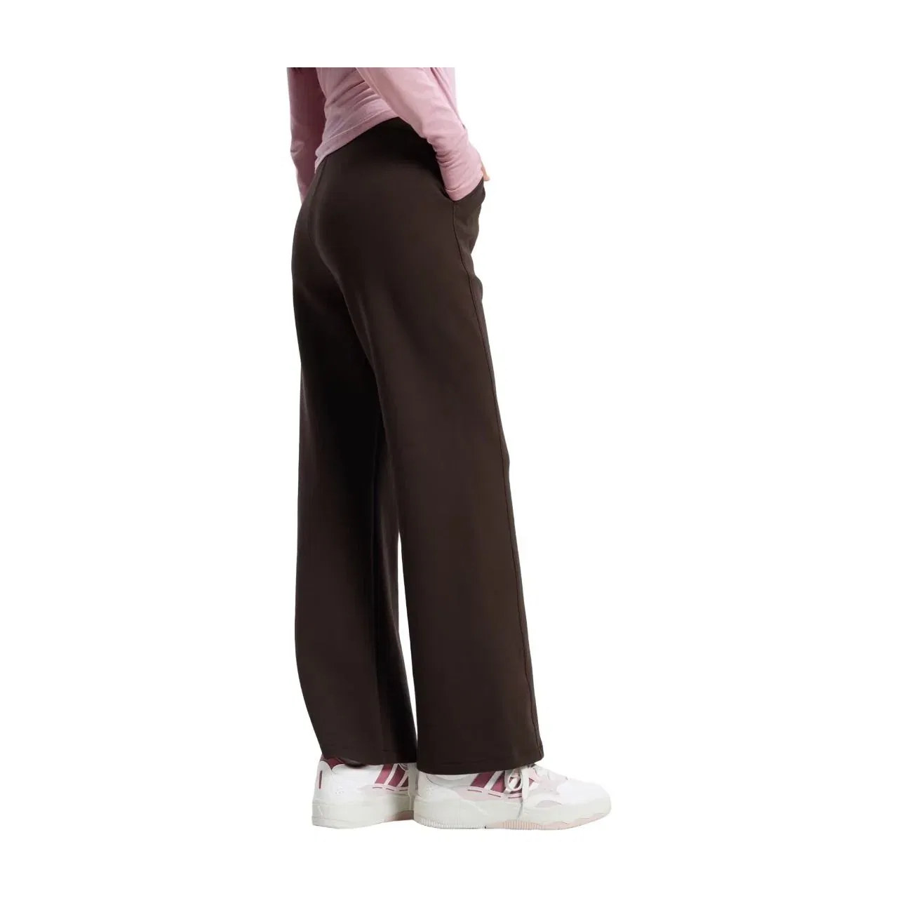 Женские брюки Flared Leg Knit Pants 'Aurora Coffee' adidas, Aurora Coffee — фото 3