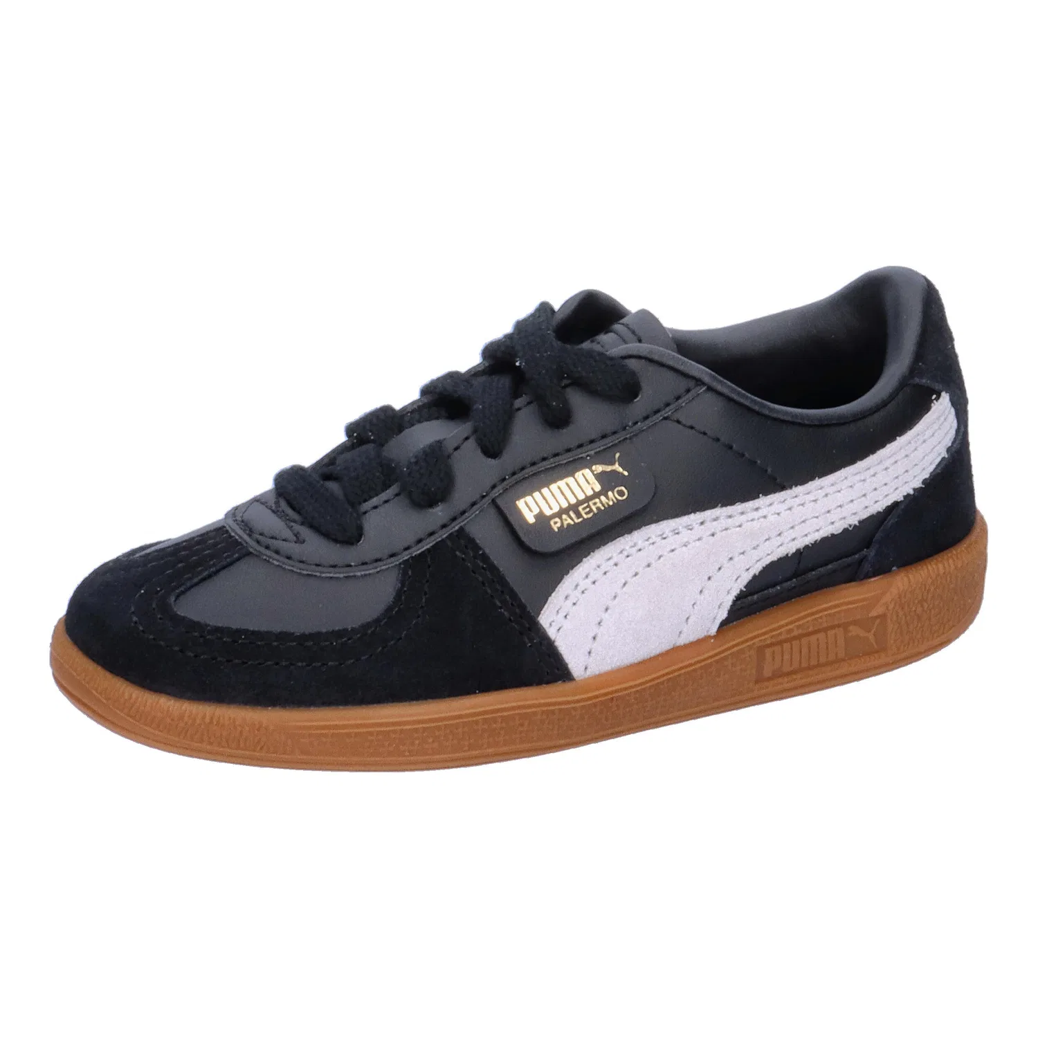 Детские кожаные кроссовки Palermo Puma, Schwarz