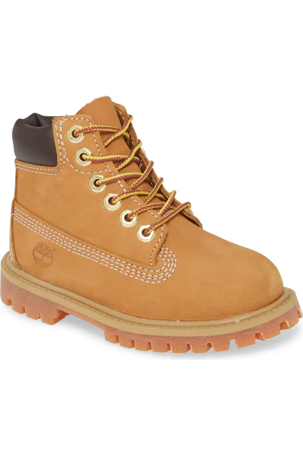 Детские ботинки водонепроницаемые 6-Inch Premium Timberland, Wheat Nubuck