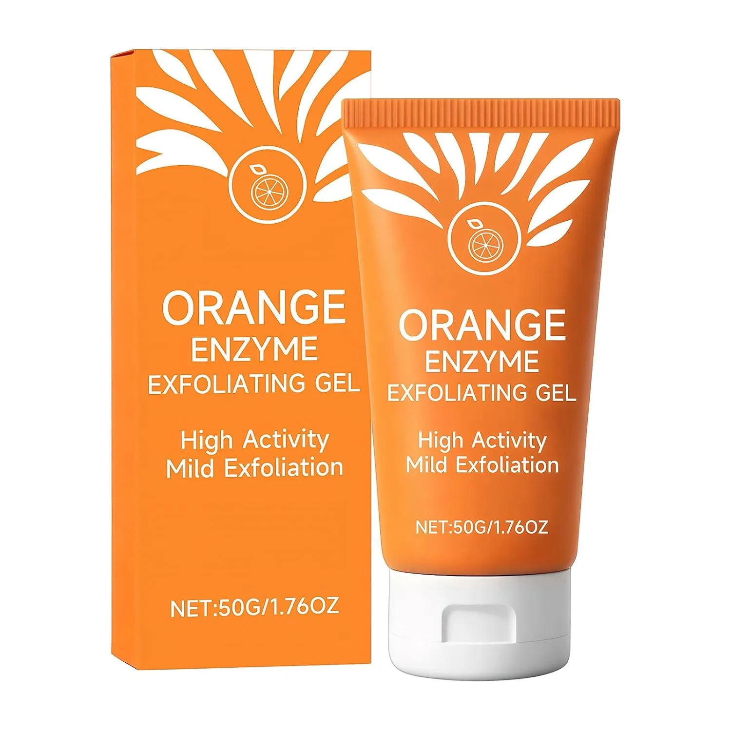 Гель для душа и лица очищающий, мягкое отшелушивание, 50 г, OrangeGel Generisch