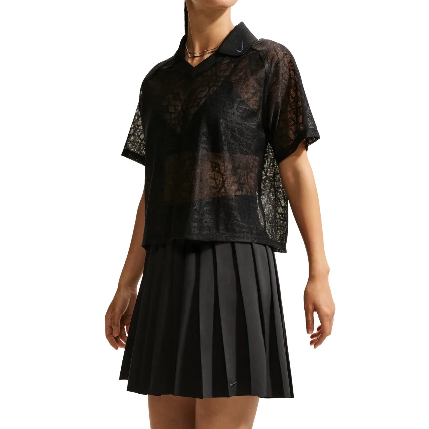 Женская юбка Sportswear Knife Pleat Skirts Asia Sizing 'Black' Nike, черный — фото 3