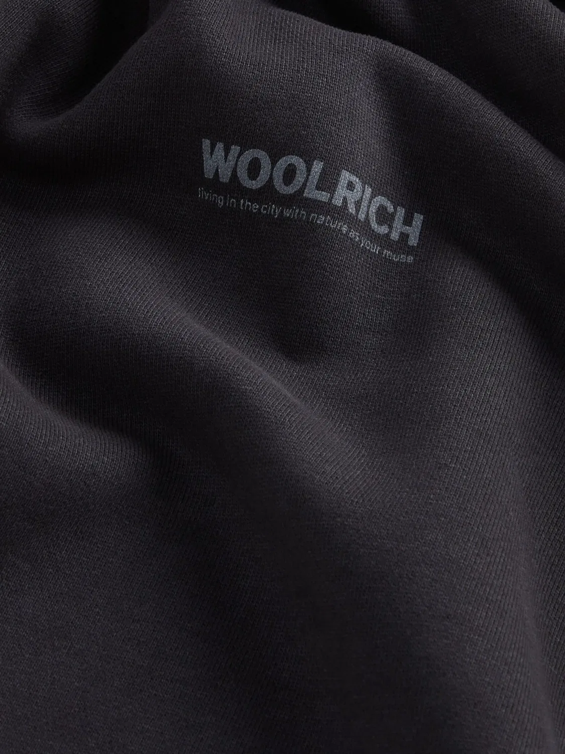 Худи с графическим принтом Woolrich, черный — фото 2