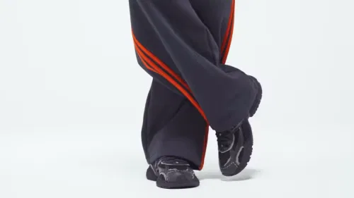 Мужские спортивные брюки свободного кроя Adicolor Baggy Joggers Adidas Originals, темно-серый — фото 2