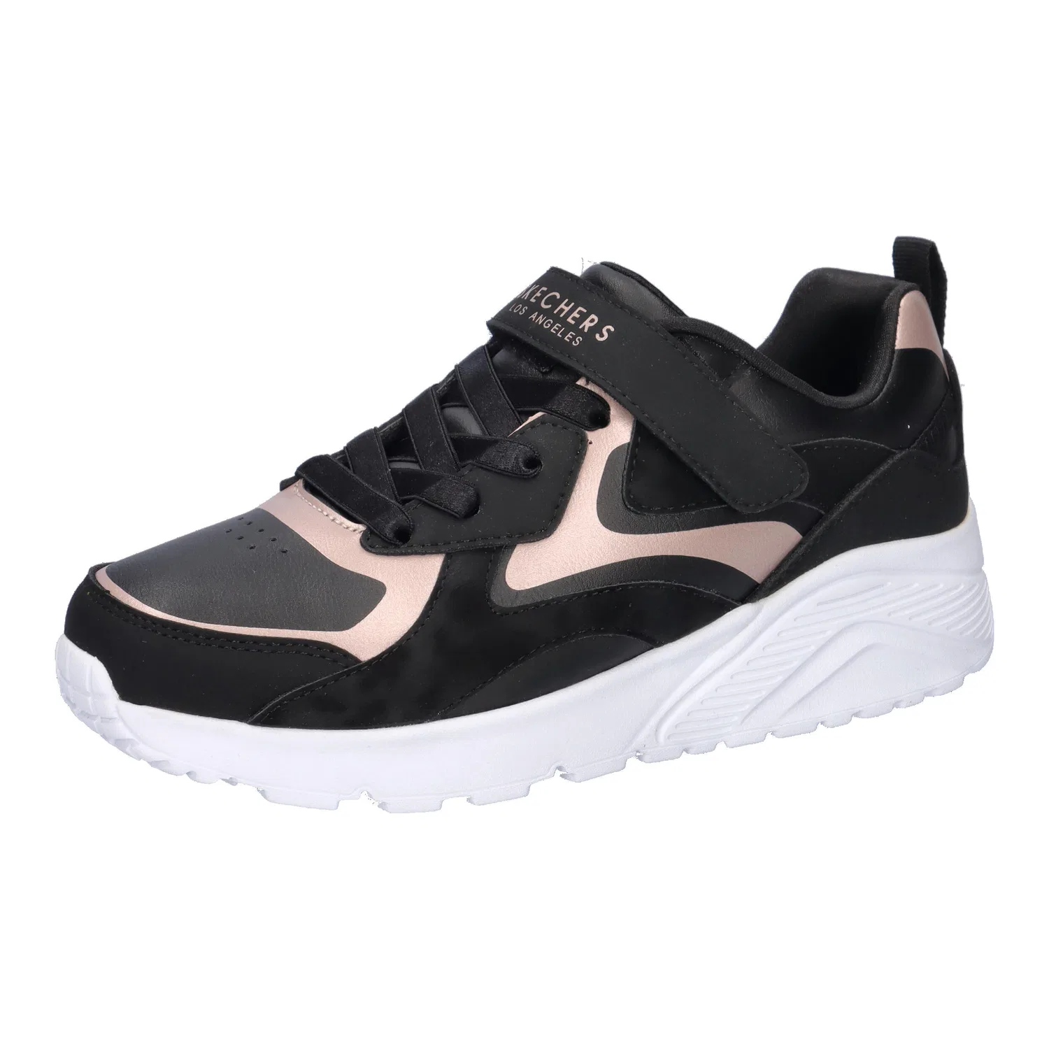 Детские кроссовки с принтом Uno Lite Metallic Burst Skechers, Schwarz