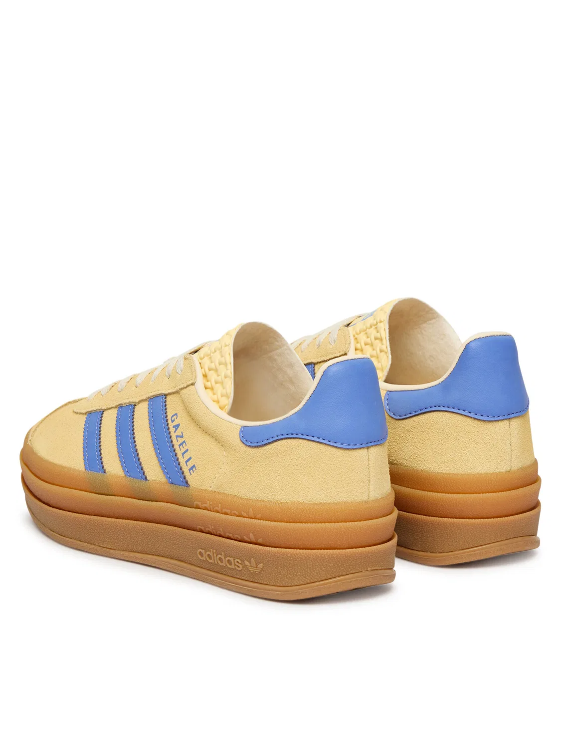 Кроссовки для девочки Gazelle Bold Adidas, бежевый — фото 3