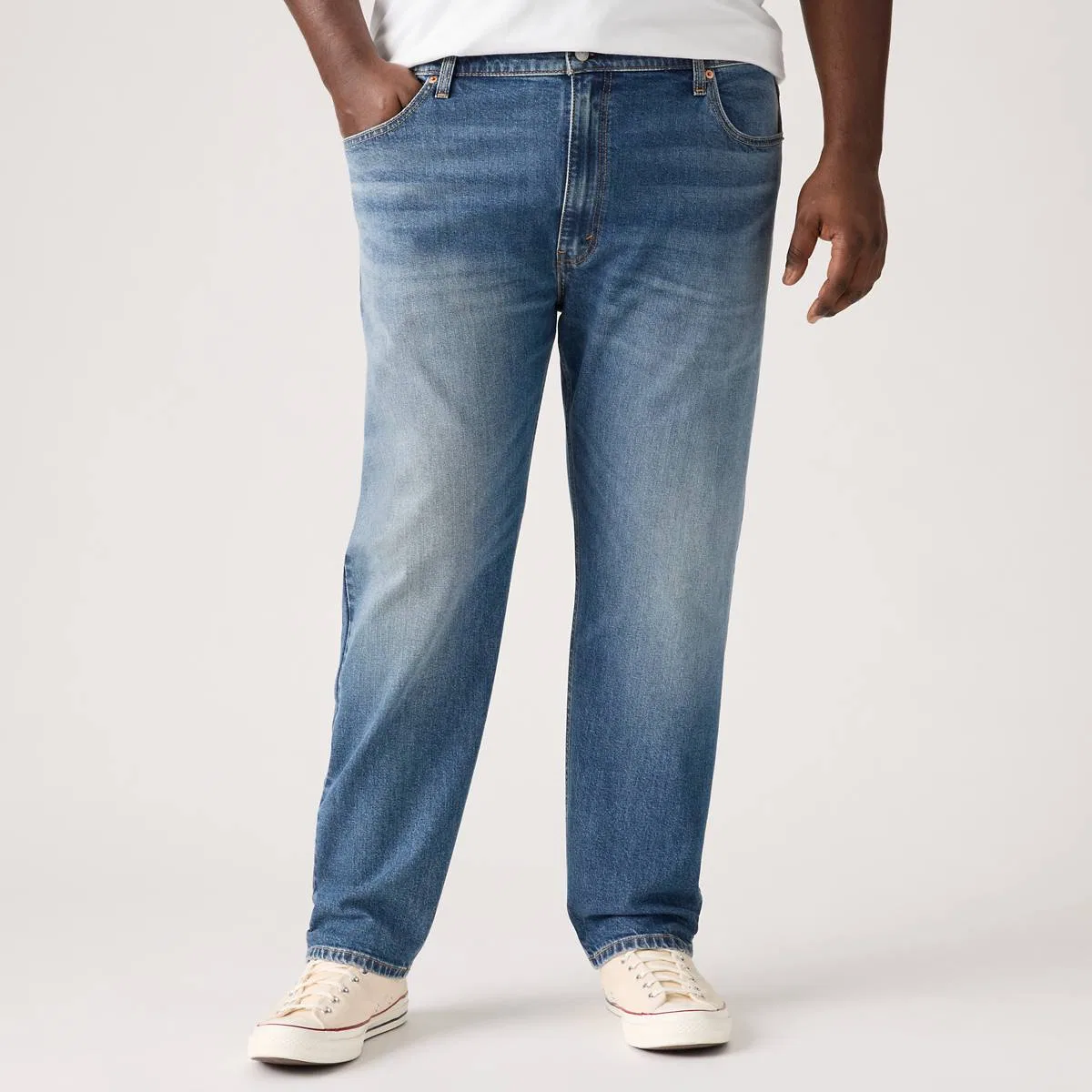 Мужские джинсы 502 зауженного кроя (большие размеры) Levi's, Top Tune Advanced Stretch - Medium Wash — фото 2