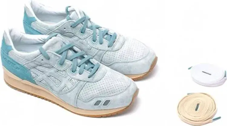 Кроссовки saint alfred x gel lyte 3 'lake shore' Asics, зеленый — фото 4