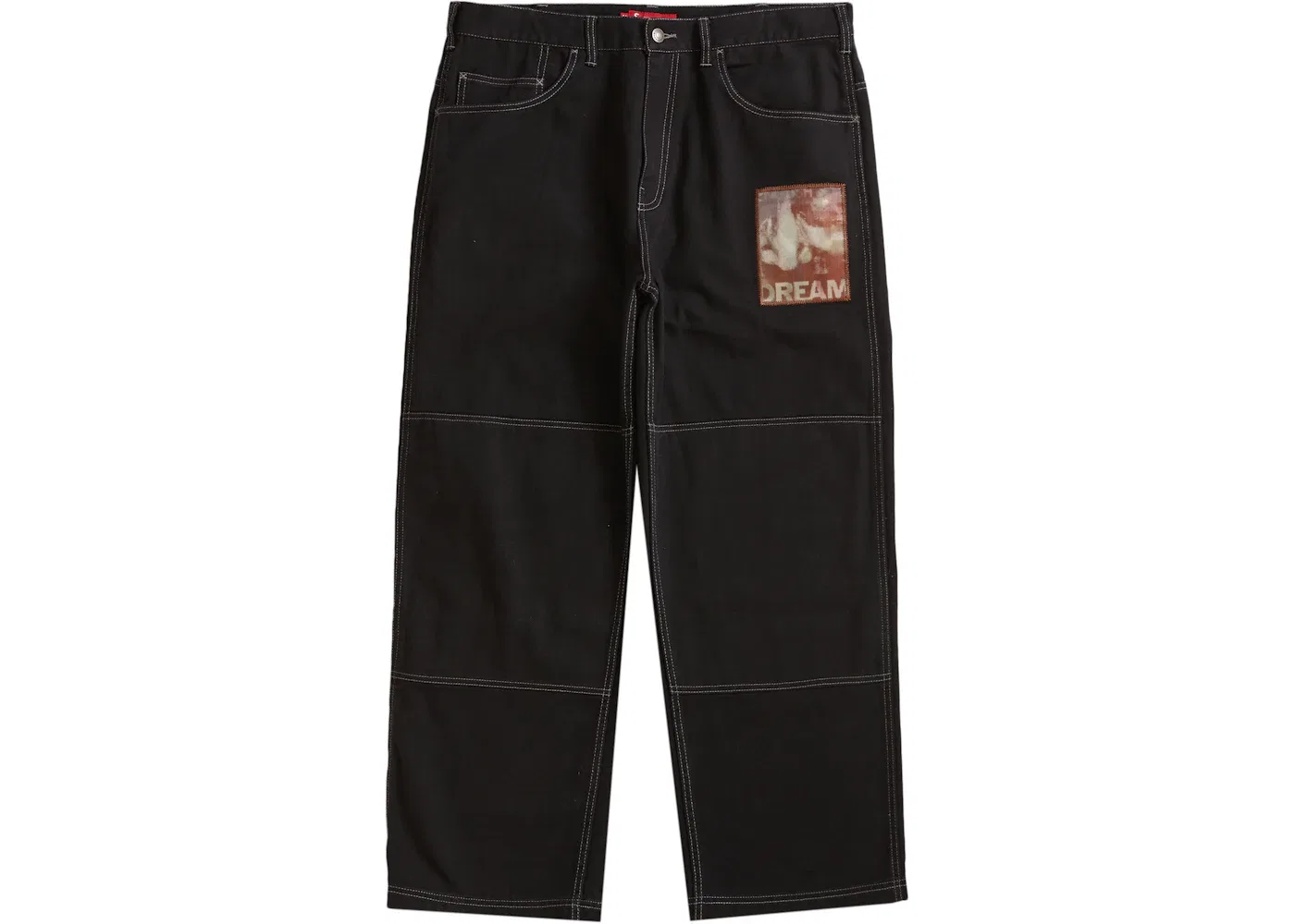 Мужские брюки из твила Supreme Mark Leckey Dream English Kid Twill Panel Pants, Black