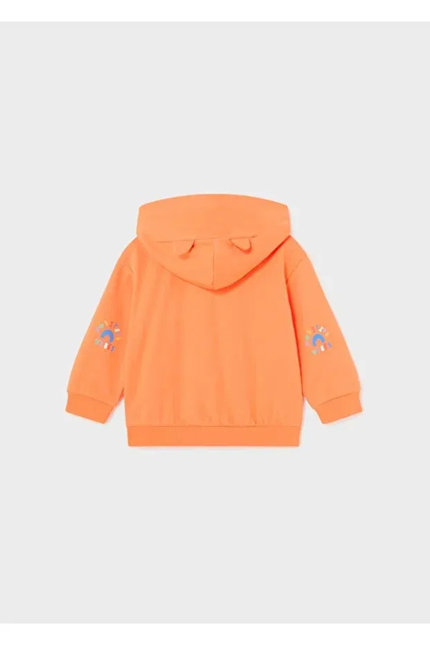 Детские свитшот для мальчиков на молнии Mayoral, Orange — фото 2