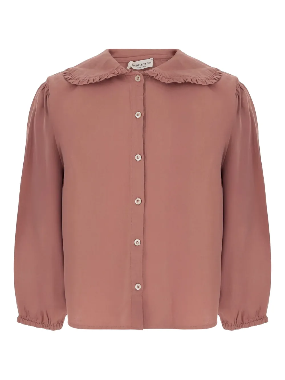 

Блузка с оборками Babe And Tess, розовый